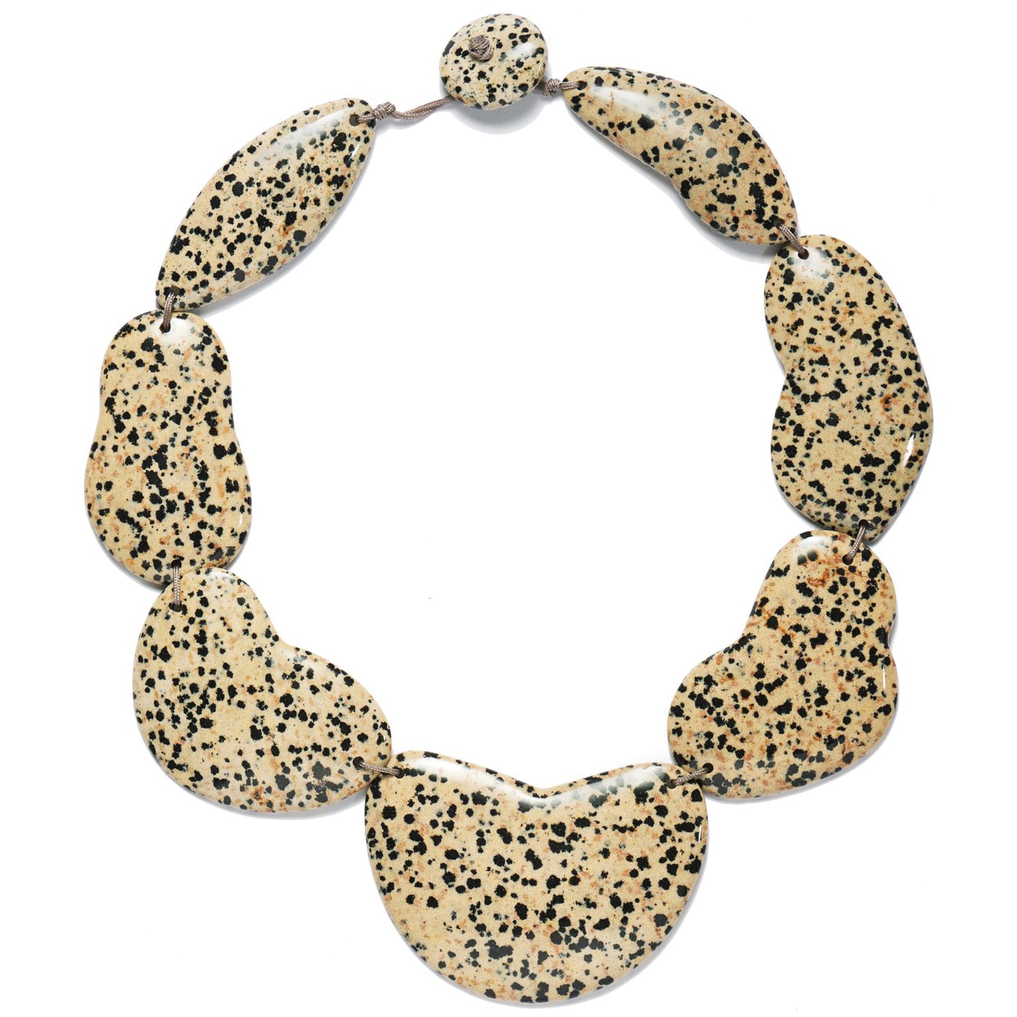 Dalmatian Jasper Gemstone Necklace