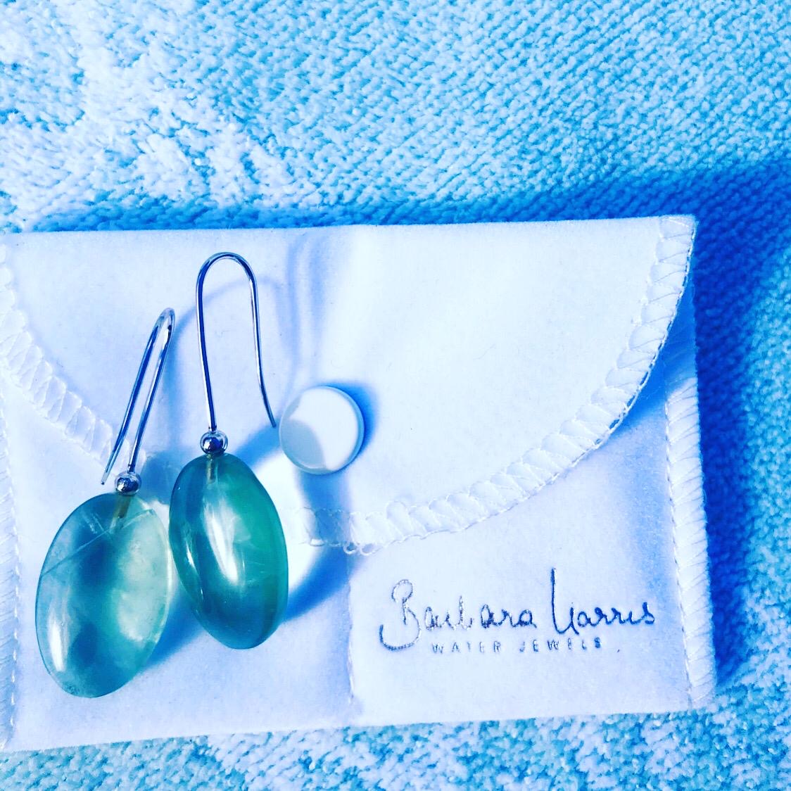 Barbara Harris Water Jewels Aquamarine Earrings