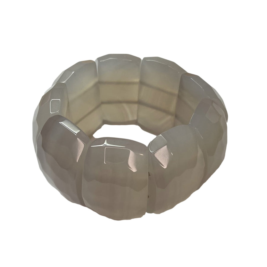 Faceted Chalcedony Bracelet