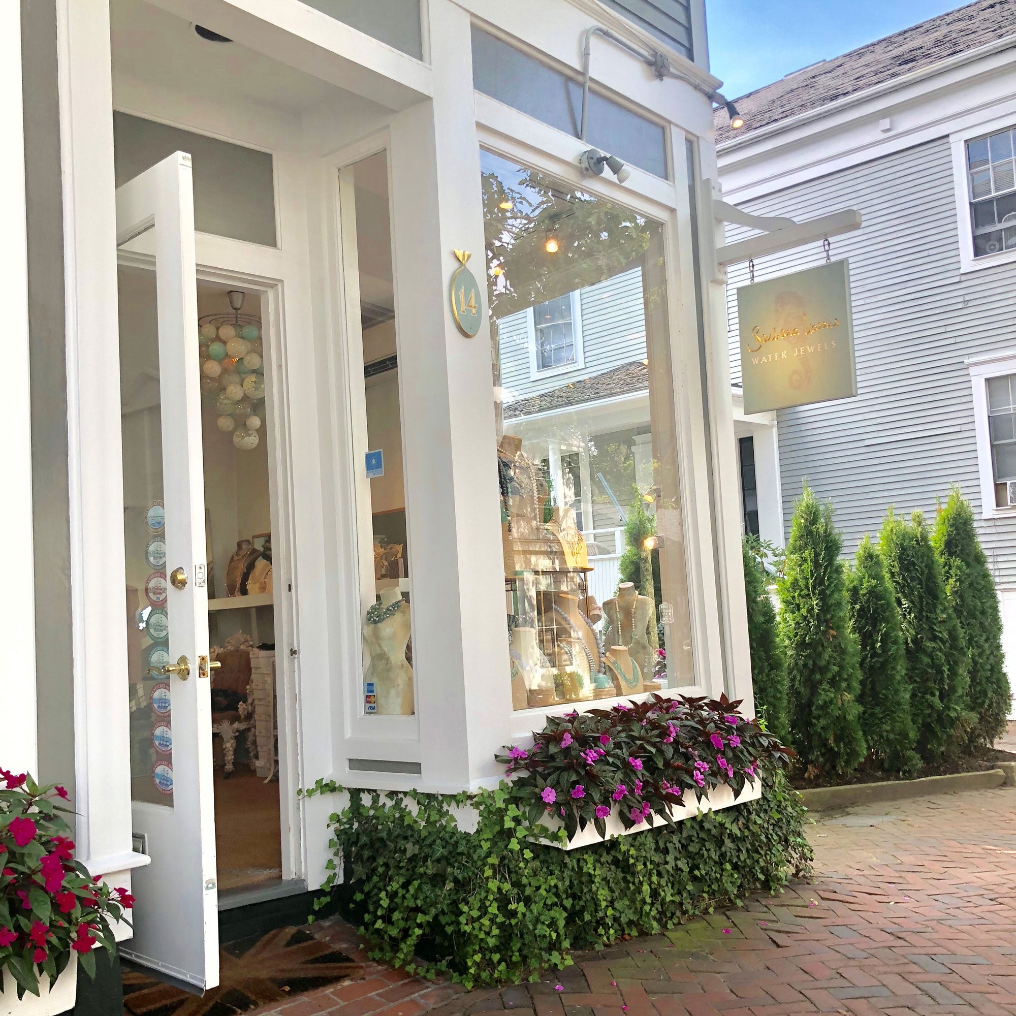 Water Jewels Shop Front Nantucket Centre Street