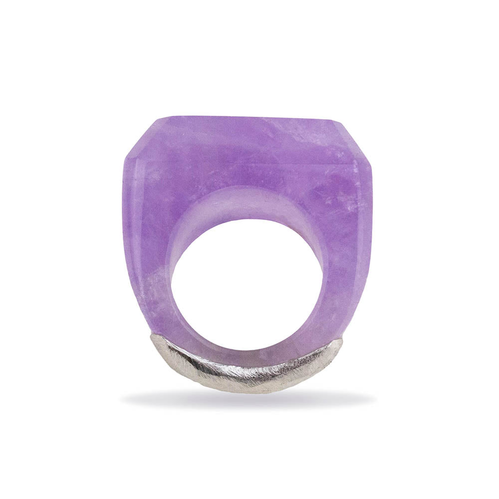 Amethyst Pagoda Ring By Barbara Harris Water Jewels