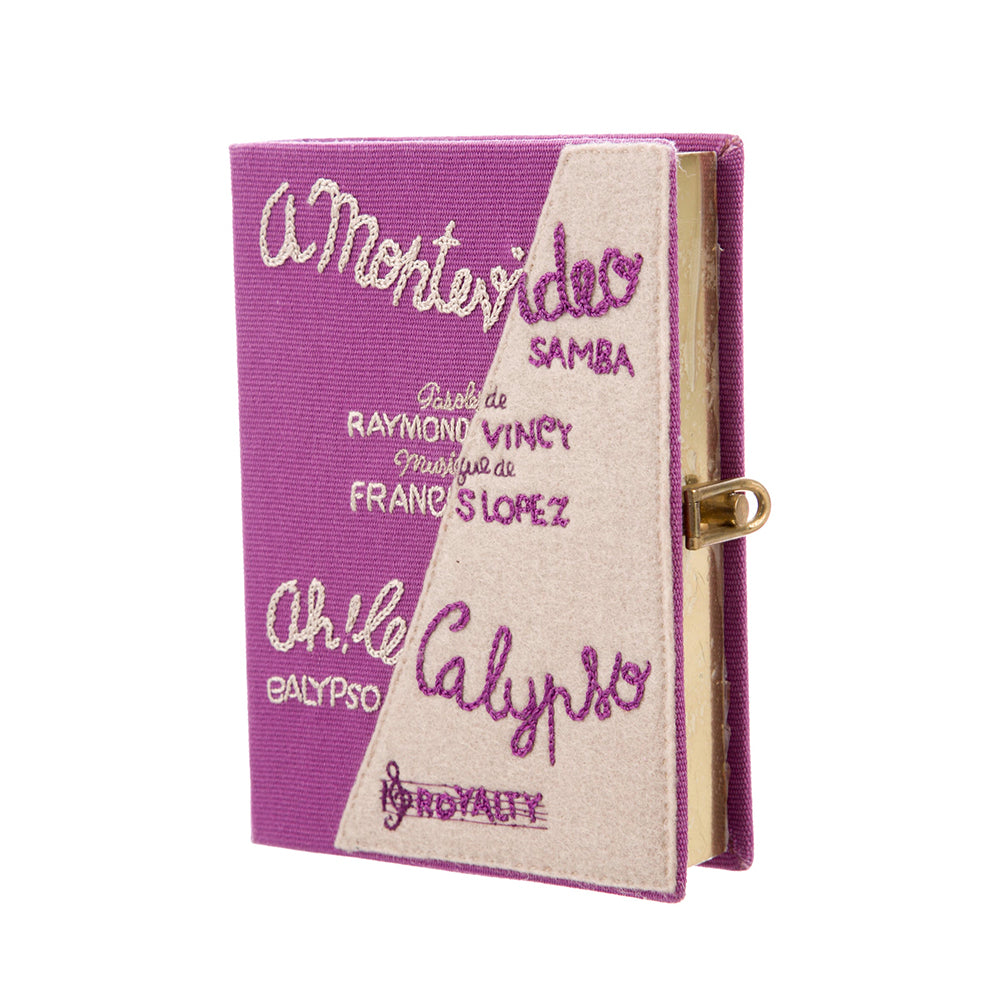 Violet Calypso Mini Size Olympia Le Tan Book Clutch
