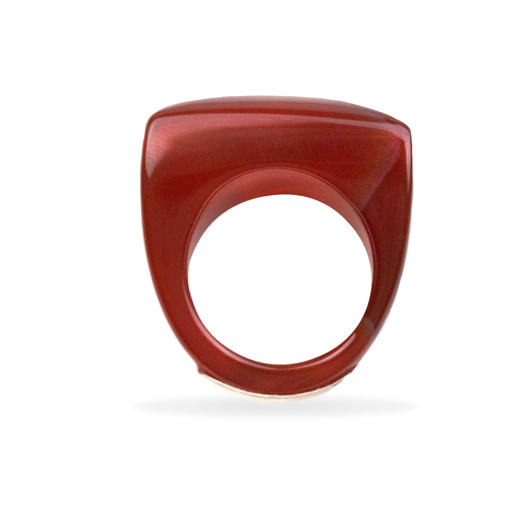 Carnelian Pillow Ring