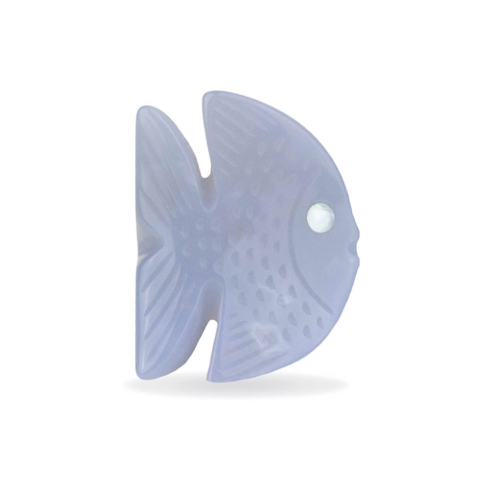 Blue Chalcedony Fish Ring By Barbara Harris Water Jewels