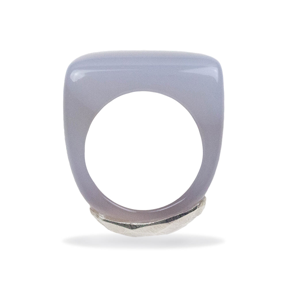 Chalcedony Pillow Ring