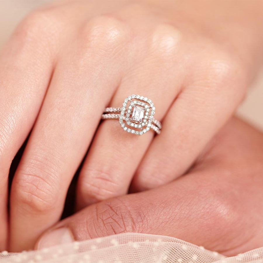 Emerald Cut Diamond Ring