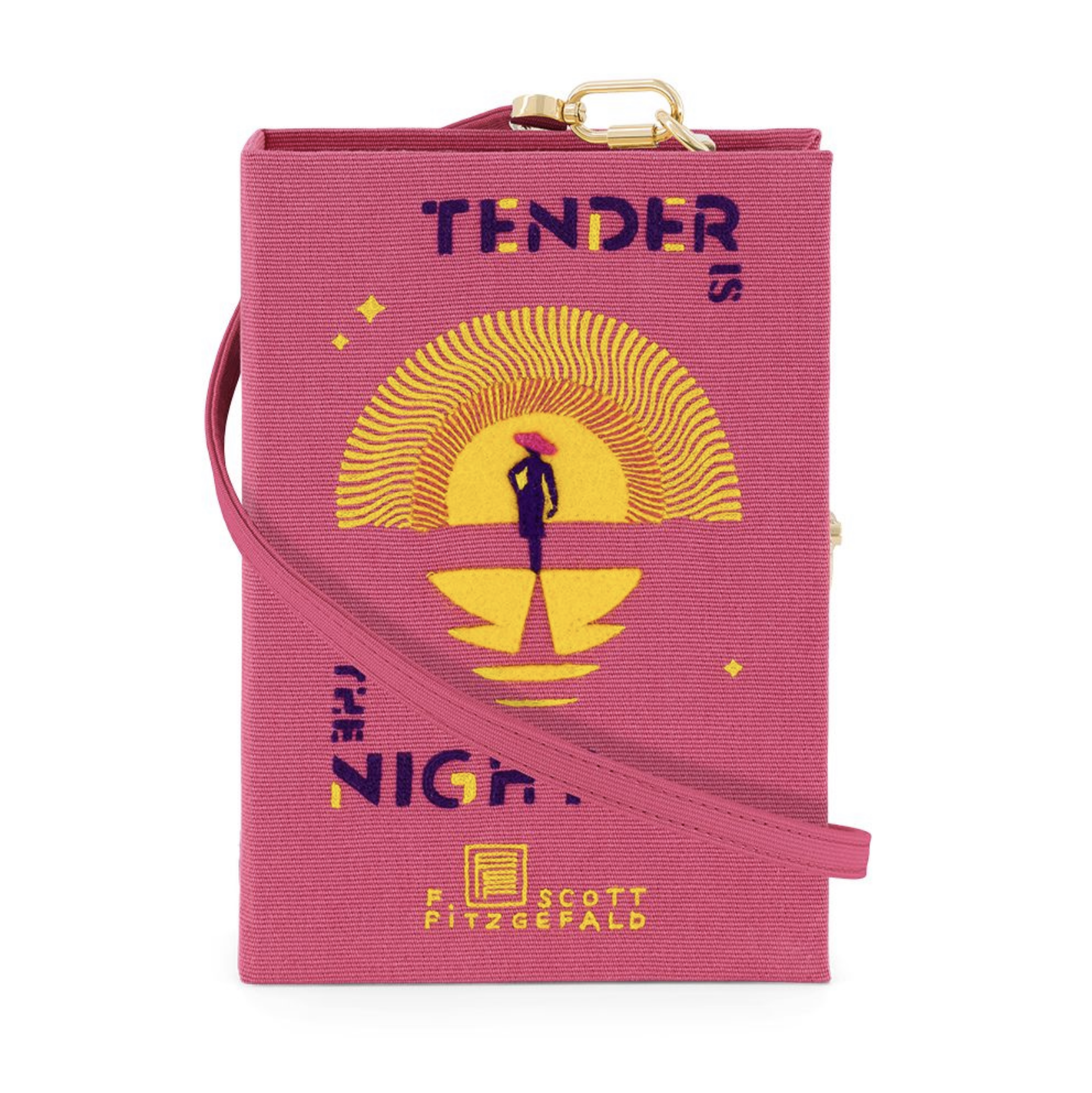 PRE ORDER Olympia Le-Tan Tender Is The Night Book Clutch Strapped