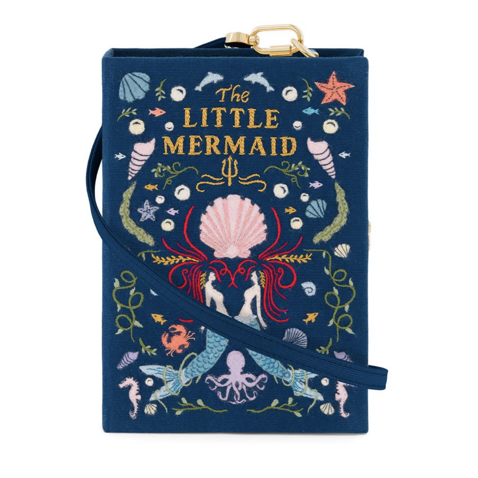 PRE-ORDER Olympia Le-Tan The Little Mermaid Book Clutch Strapped
