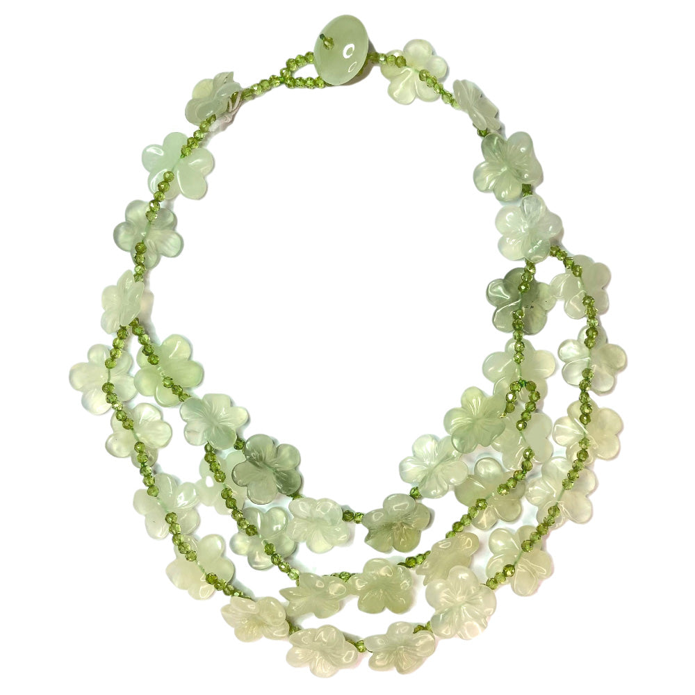 Jade Multiflower Necklace