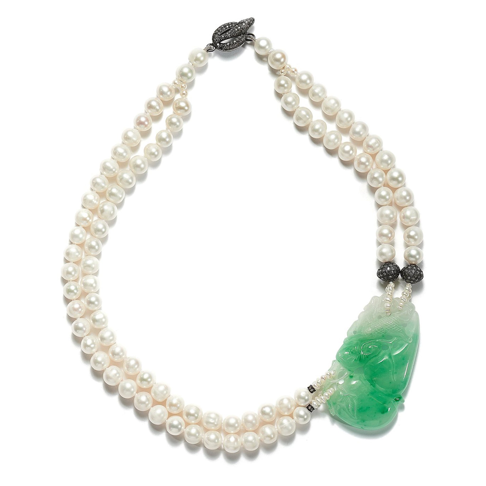 Pearl and Jade Harmony Necklace