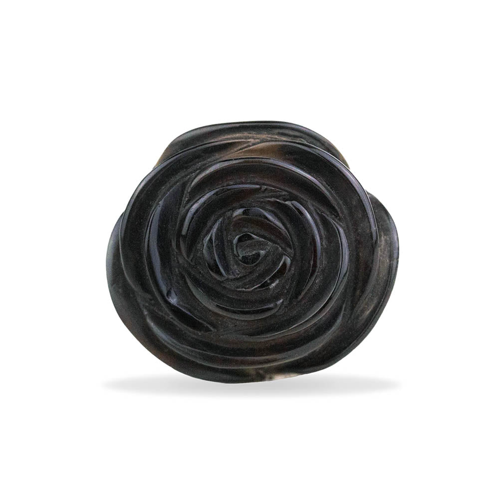 Onyx Rose Ring By Barbara Harris Water Jewels