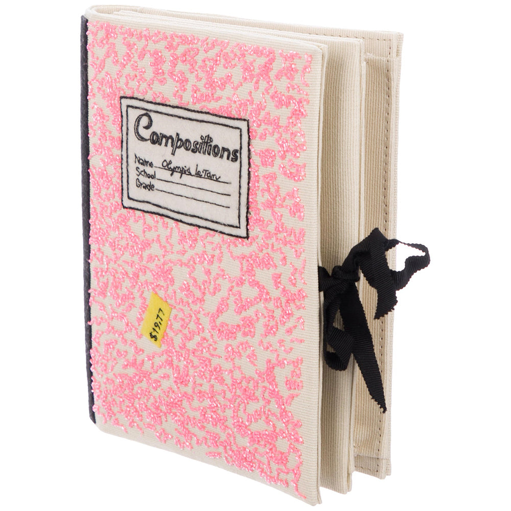 Pink Compositions Notebook Olympia Le Tan Book Clutch