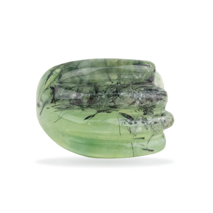 Prehnite Wave Crest Ring By Barbara Harris Water Jewels