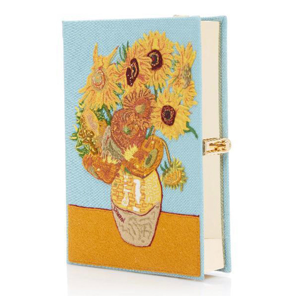 Van Gough Sunflowers Olympia Le Tan Book Clutch