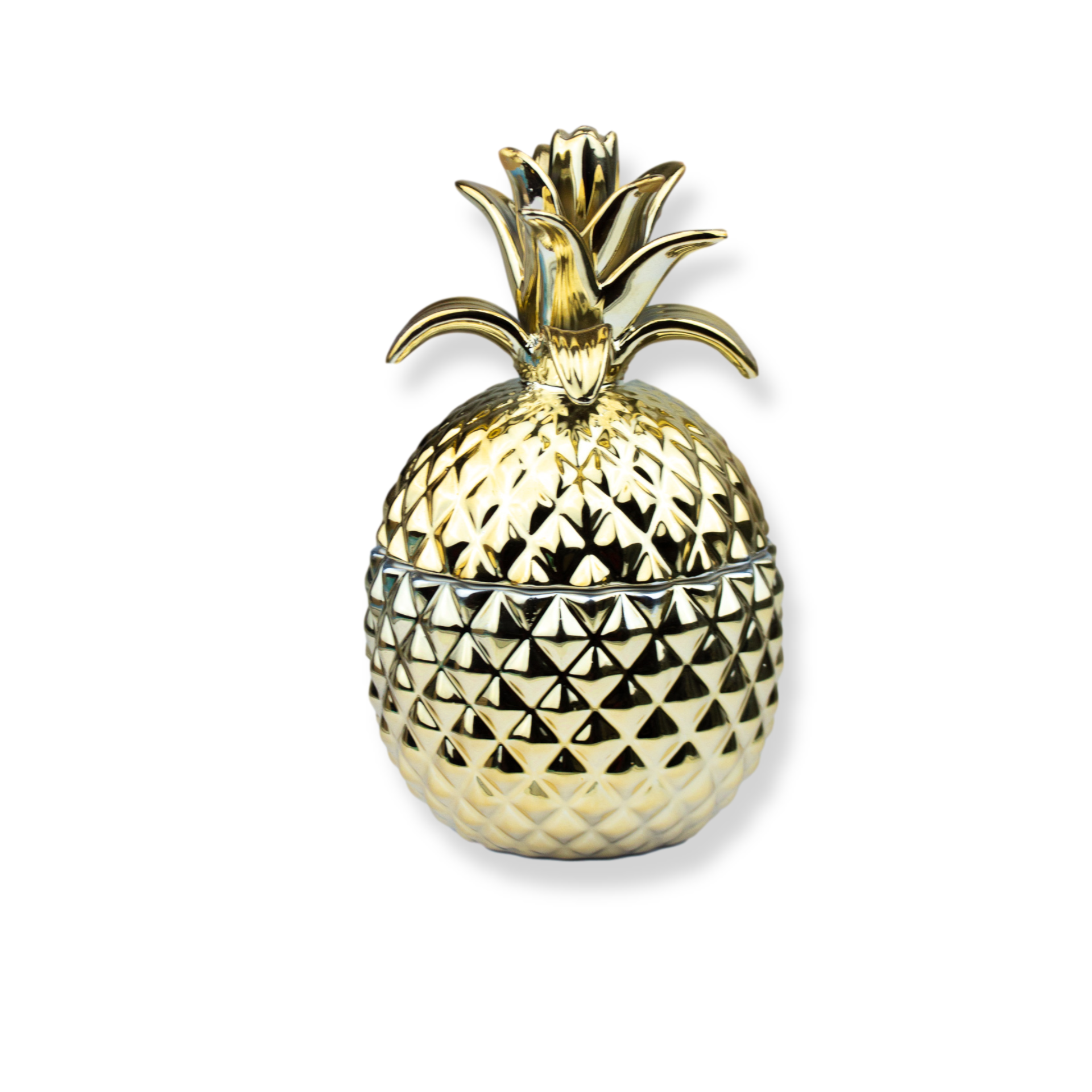 Small Golden Pineapple Jar