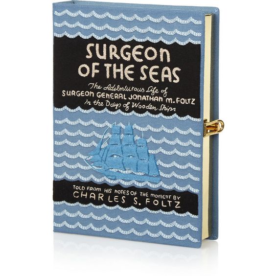 Olympia Le-Tan Surgeon Of The Seas Book Clutch Barbara Harris
